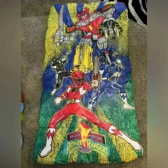 Might Morphin Power Rangers sleeping bag - Picture 1 of 5
